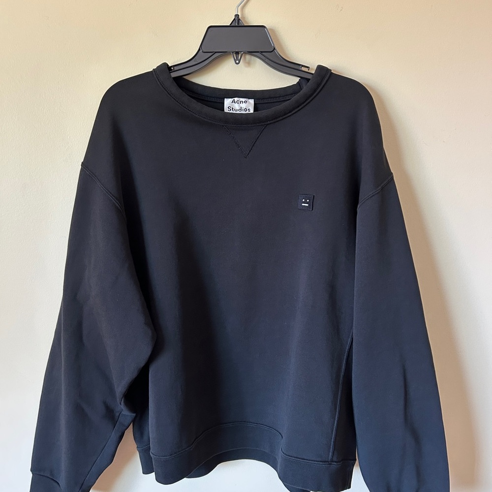 Acne Studios Men's Black Crewneck Sweater